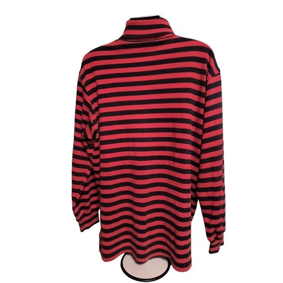 Vintage Polo‎ by Ralph Lauren Turtleneck Red & Blue Men's size XL Large Emblem - Picture 5 of 7